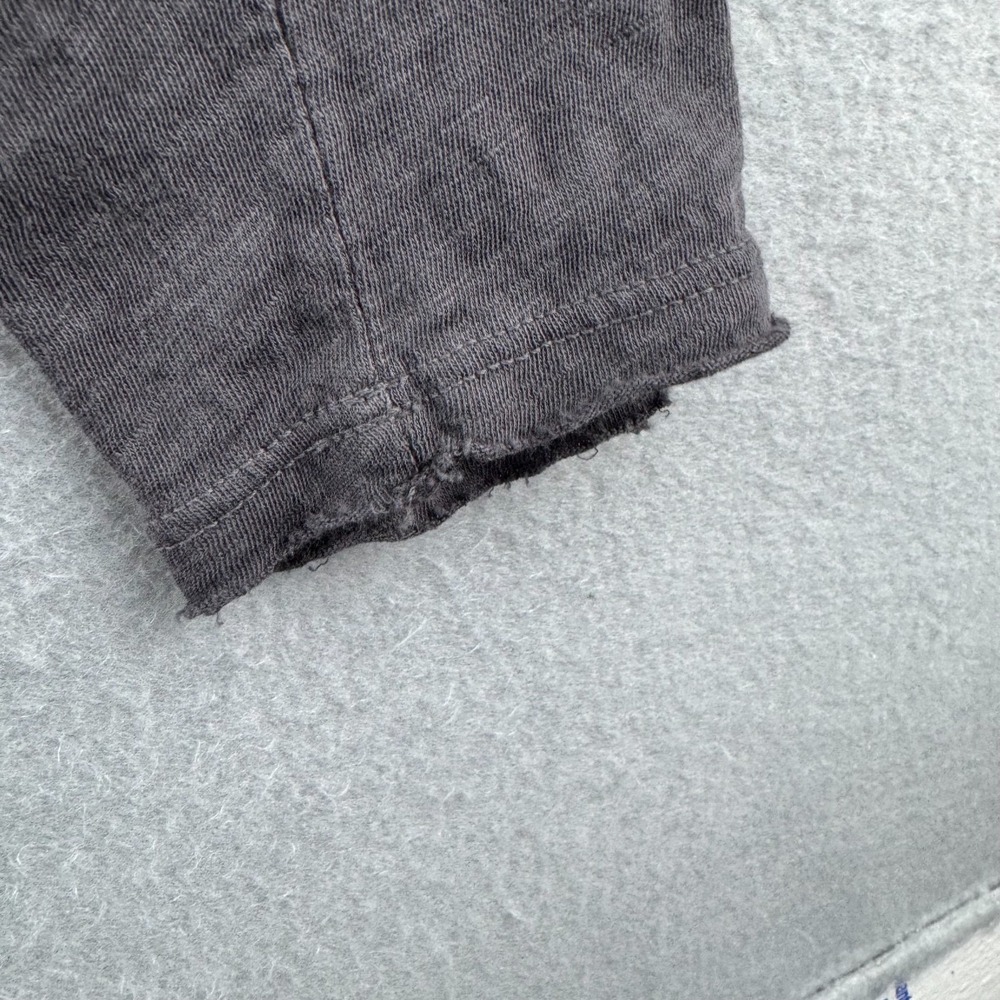American Giant Shirt Womens Medium Gray Gauzy Cotton Long Sleeve Crew Tee USA - Picture 6 of 15